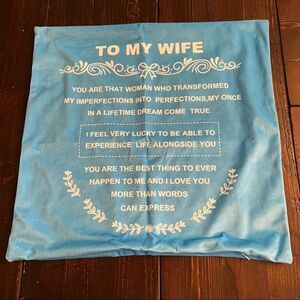 “To My Wife” Decorative Pillowcase